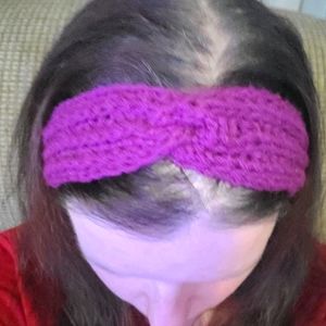 Crochet adult headband